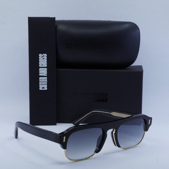 Final Price! Cutler and Gross CG1353S 001 Black on Crystal/Grey Sunglasses - Picture 6 of 7